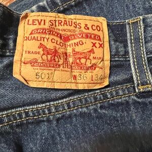 Levi's Men’s 501 Button Fly Denim Jeans